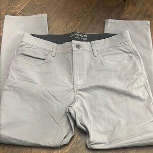 Calvin Klein Soft Gray Trousers size W36 x L30